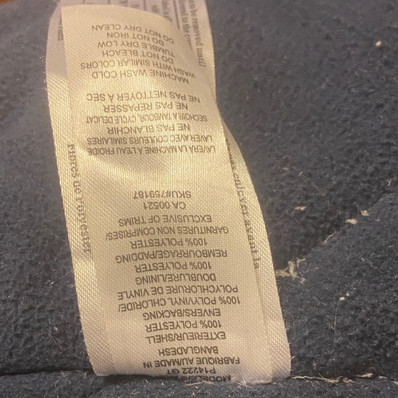 Men's Navy Performance Jacket - Picture 5 of 5